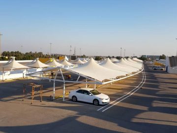 سایبان پارکینگ فرودگاه بین المللی بغداد